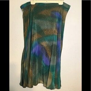 Kay Chapman silk skirt size large